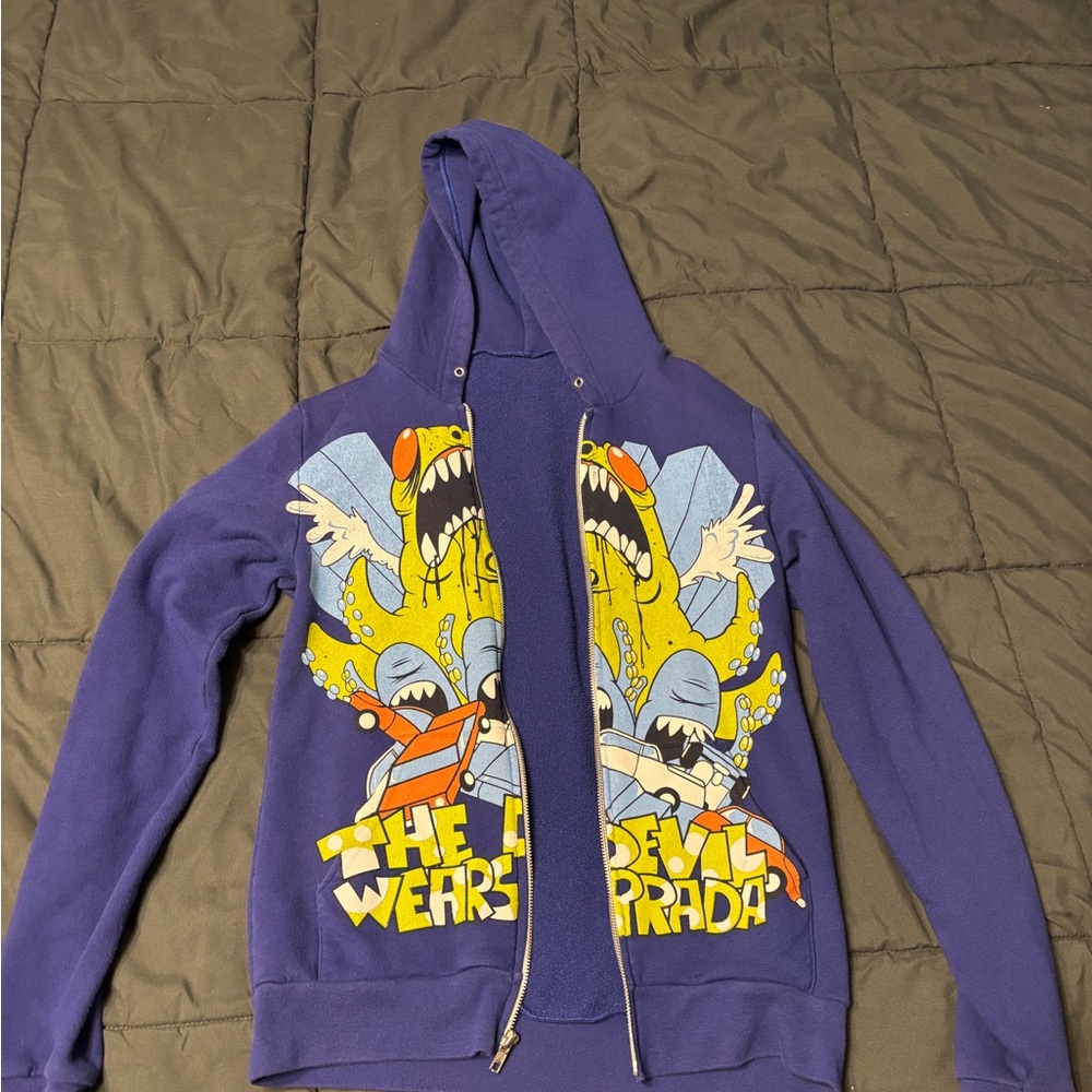 Vintage The Devil Wears Prada Hoodie (American Apparel, Rare Graphic, 2000s Era)